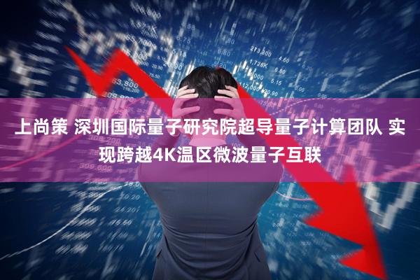上尚策 深圳国际量子研究院超导量子计算团队 实现跨越4K温区微波量子互联
