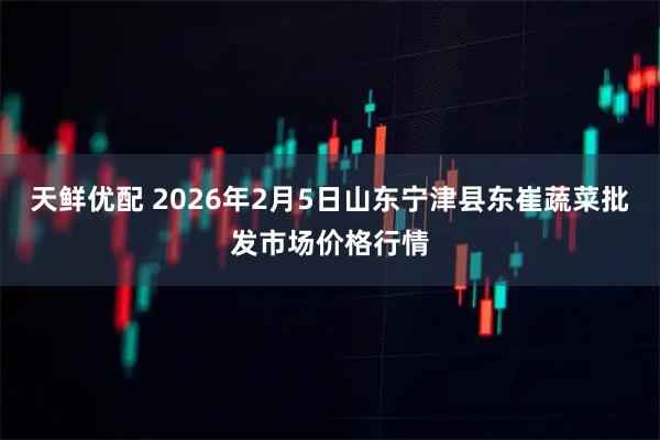 天鲜优配 2026年2月5日山东宁津县东崔蔬菜批发市场价格行情